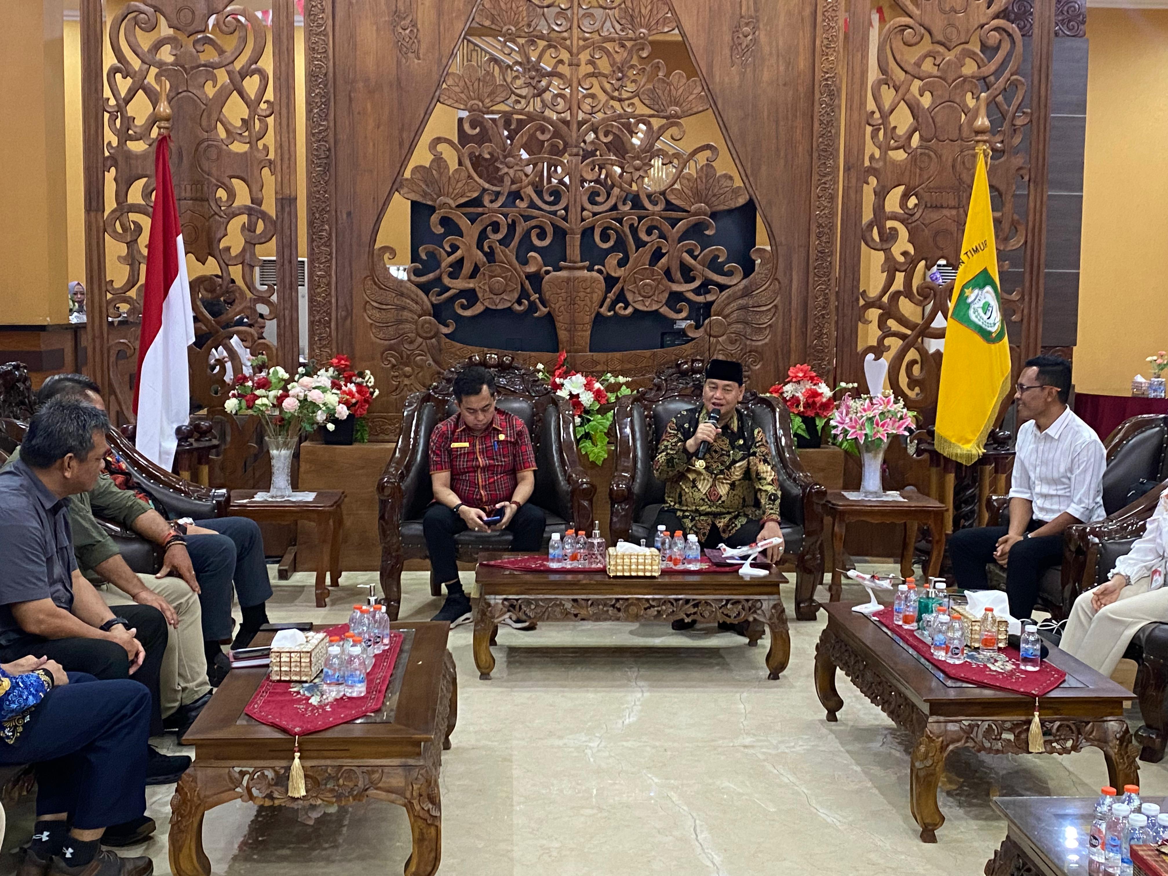 Pemkab Kotim audiensi dengan Lion Air Group.HUMAS