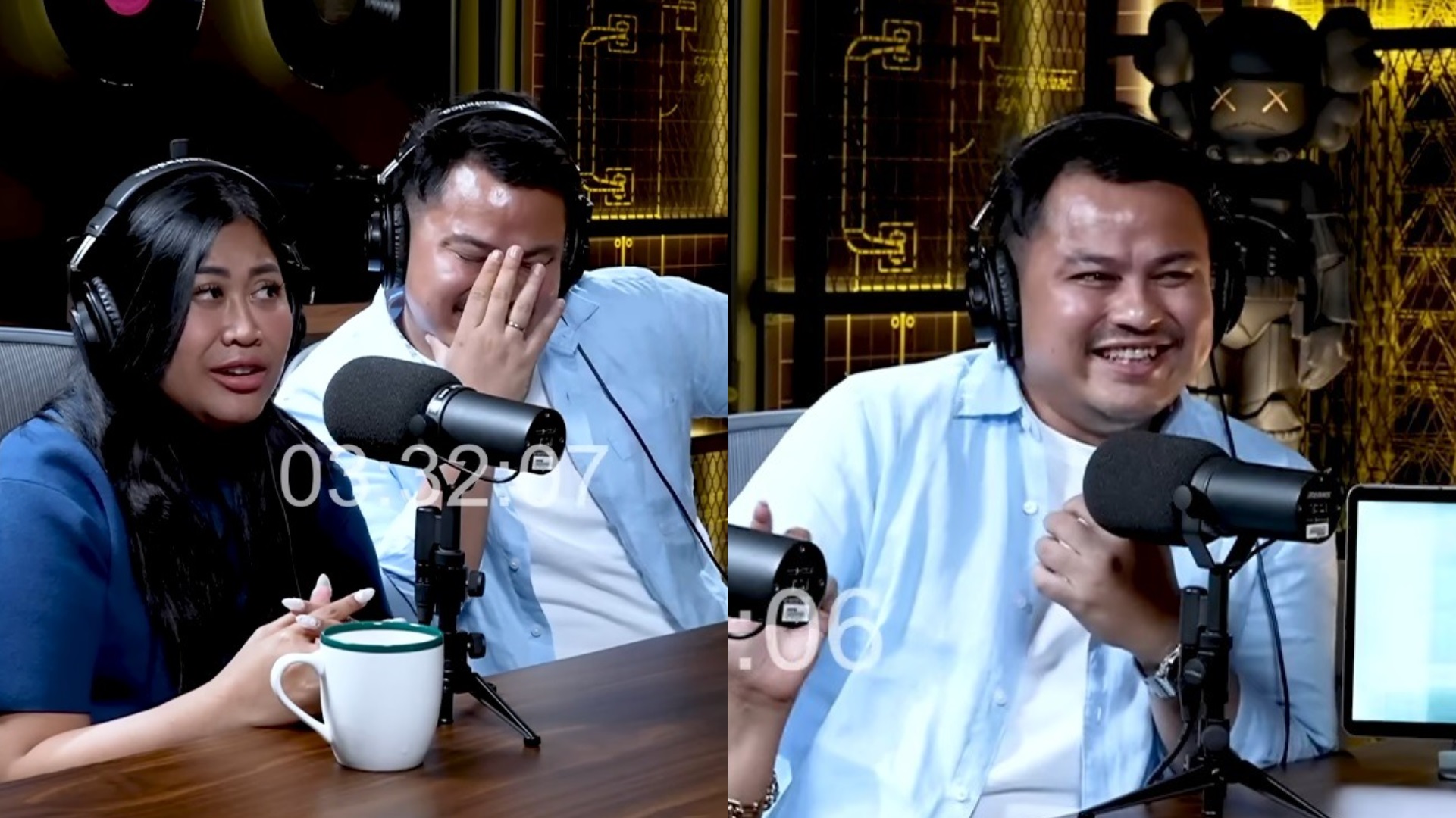 Cuplikan Boiyen dan Rully di Podcast Close The Door.