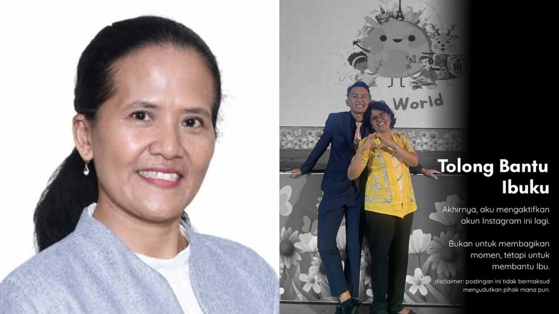 Christiana Budiyati, atau yang akrab disapa Bu Budi, seorang pengajar di SDK Mater Dei Pamulang, dilaporkan ke polisi atas tuduhan kekerasan verbal. INSTAGRAM @dinogabrl