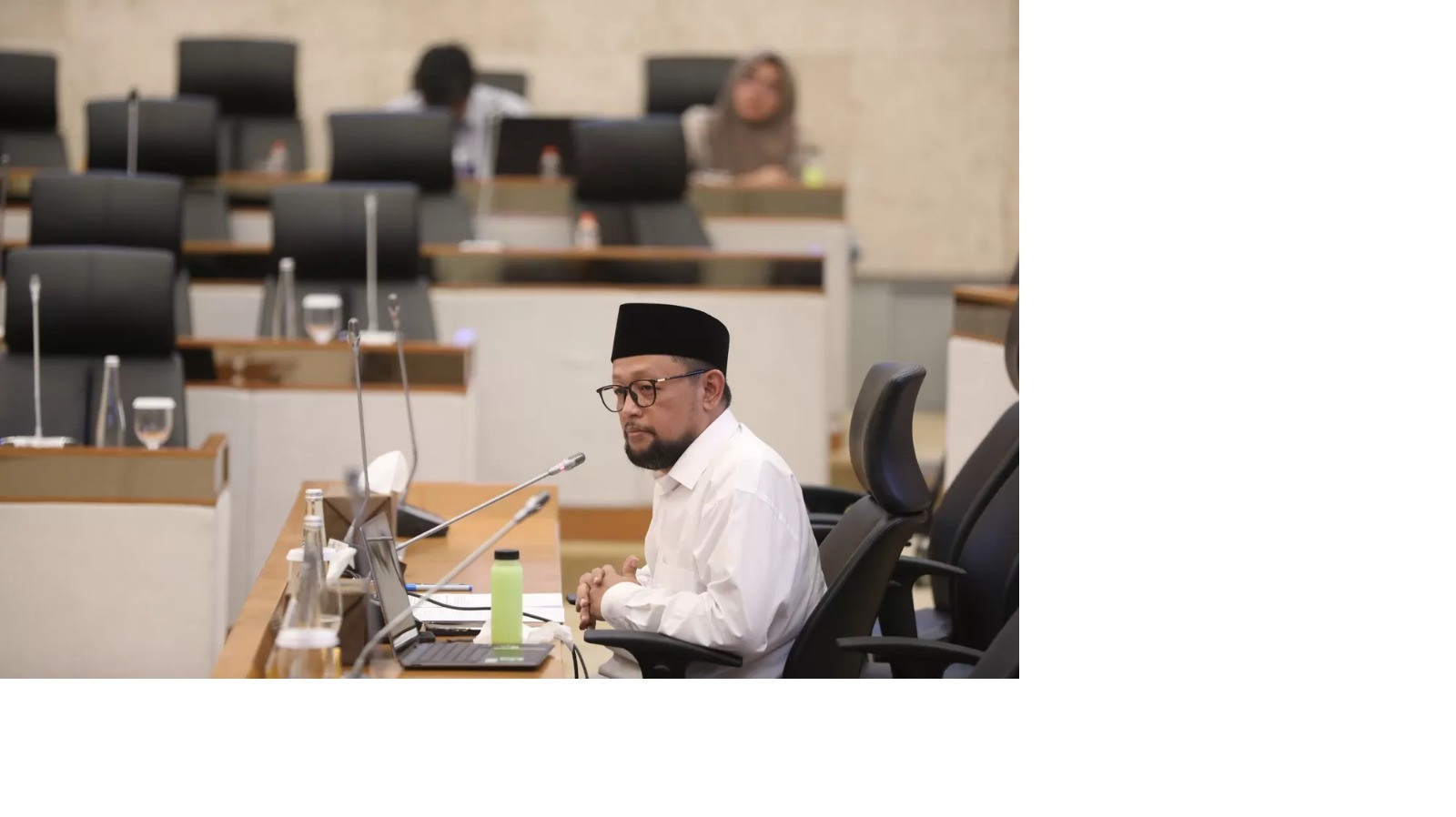 Eks Staf Khusus Menteri Agama RI Ishfah Abidal Aziz. (Salman Toyibi/Jawa Pos)