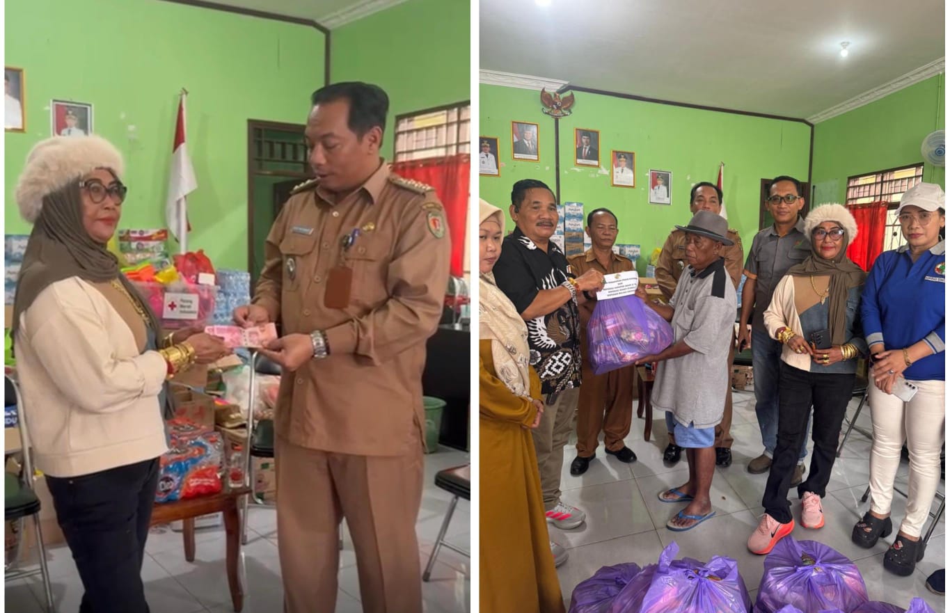 Penyaluran bantuan korban kebakaran.DOK PRIBADI