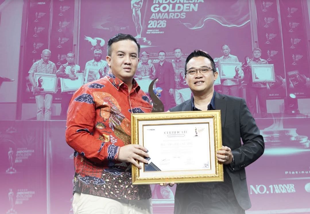 Bupati Lamandau Rizky Aditya Putra, disela-sela kegiatannya saat menerima penghargaan Indonesia Golden Awards 2026 sebagai The Best Regent 2026. HUMAS for KALTENG POS