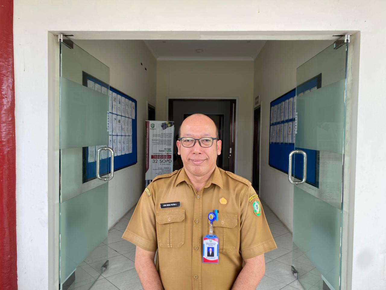 Cok Orda Putra Legawa, kini resmi mengisi kursi Kepala Dinas Komunikasi dan Informatika Kotim.