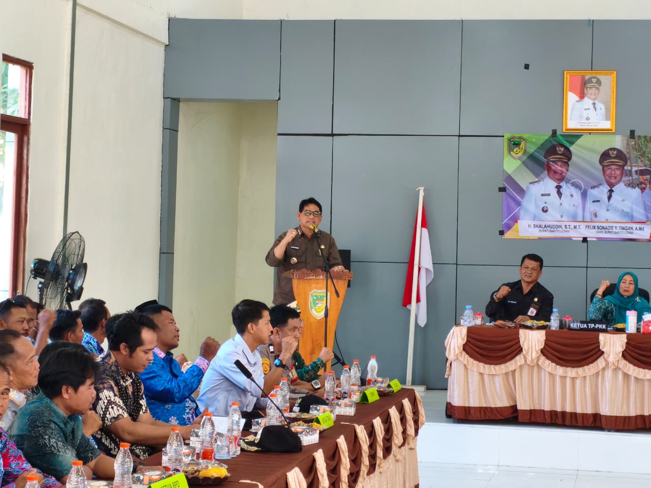 Bupati Barito Utara hadir di Musrenbang.RENO SAPUTRA/KALTENG POS