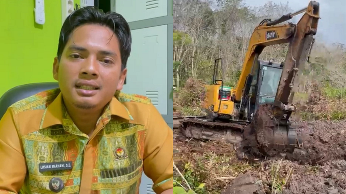 Kepala Desa Purwodadi, Kecamatan Maliku, Lisiam Marhani SE
