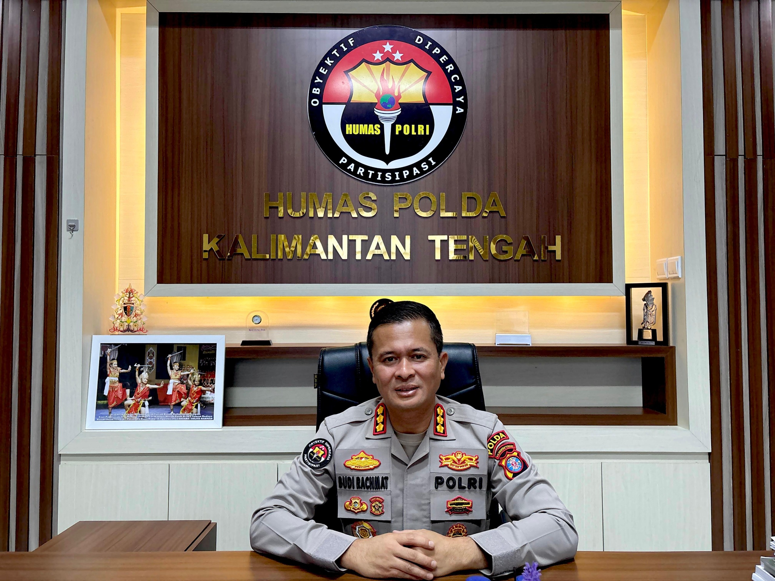 Kombes Pol Budi Rachmat, Kabidhumas Polda Kalteng yang baru. RIFQI/KALTENG POS