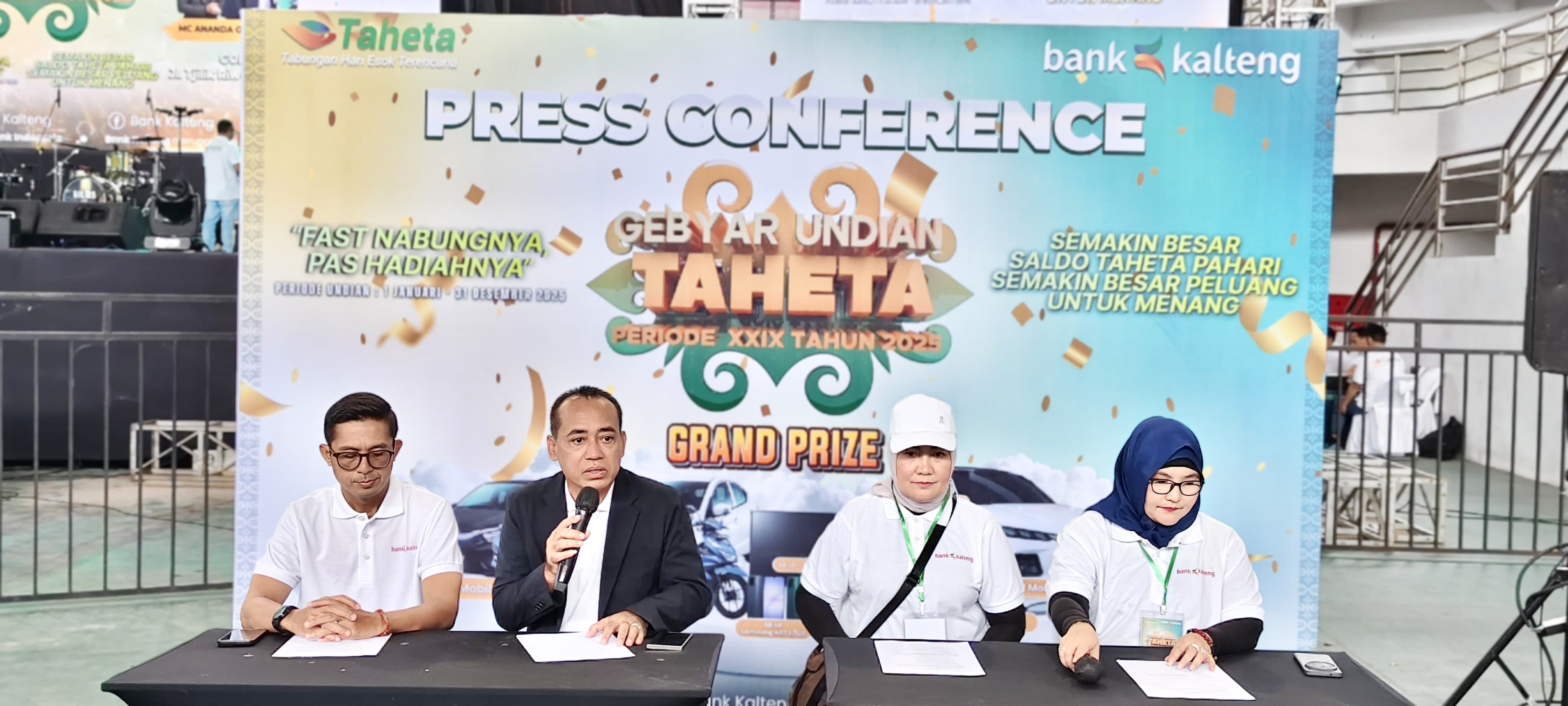 Ketua Panitia Pelaksana, Sriyanto, saat konferensi pers.