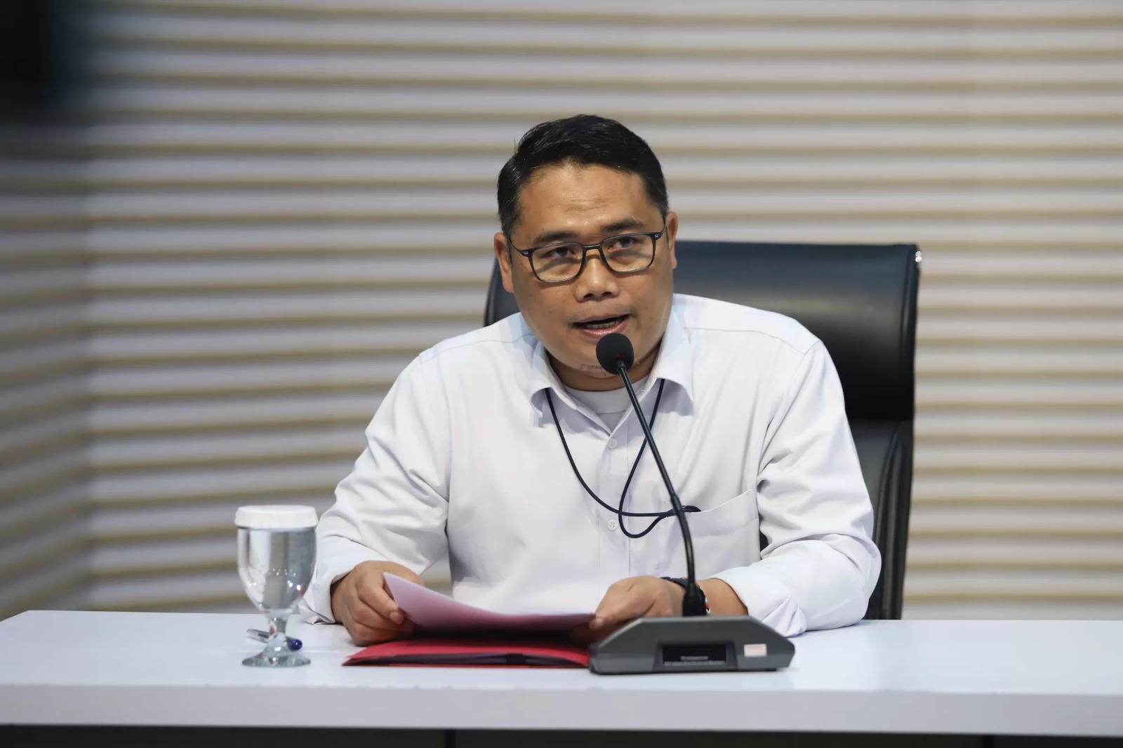 Pelaksana Tugas Deputi Penindakan dan Eksekusi Komisi Pemberantasan Korupsi Asep Guntur Rahayu. (Dery Ridwansah/ JawaPos.com)