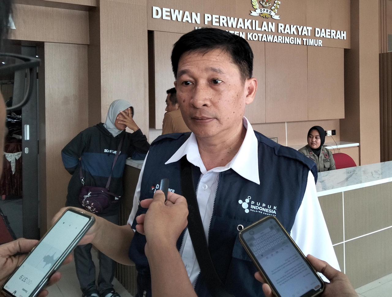 Manager Penjualan Pupuk Indonesia wilayah Kalteng dan Kalbar, Purwa Cahyadi