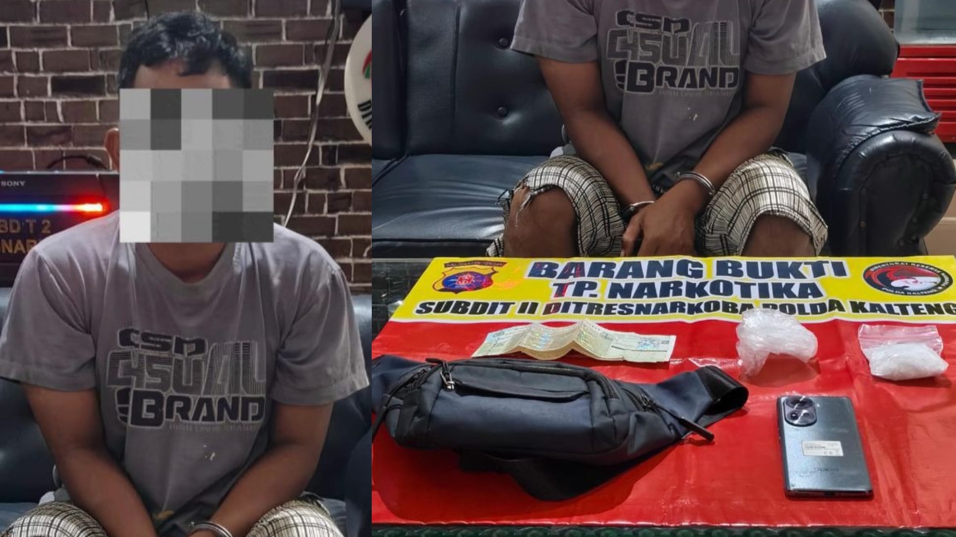 Pelaku edar sabu ditangkap.HUMAS