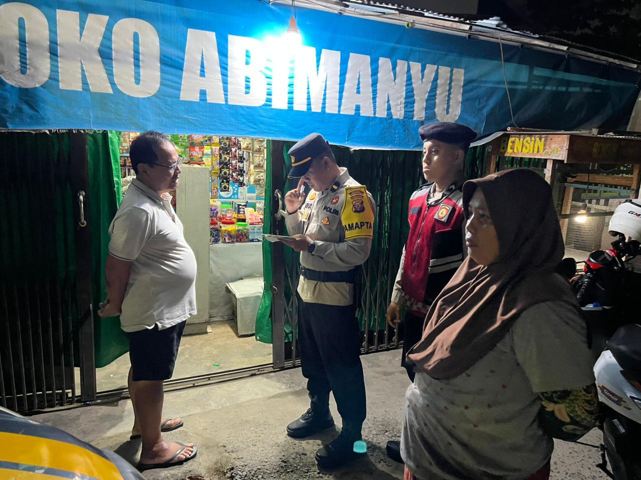 Polisi melakukan oleh TKP.HUMAS