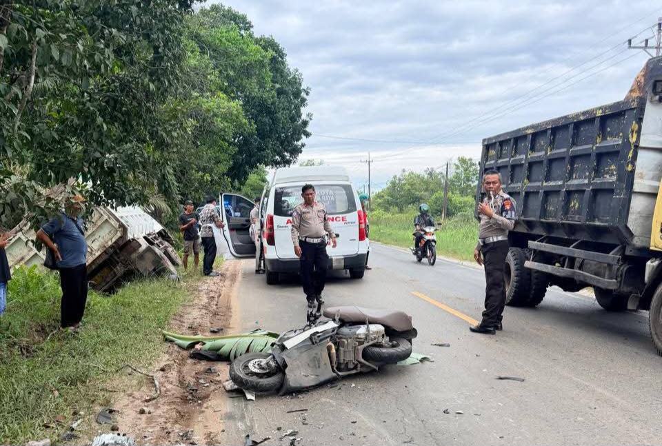 Kecelakaan di Kalampangan.POLRESTA