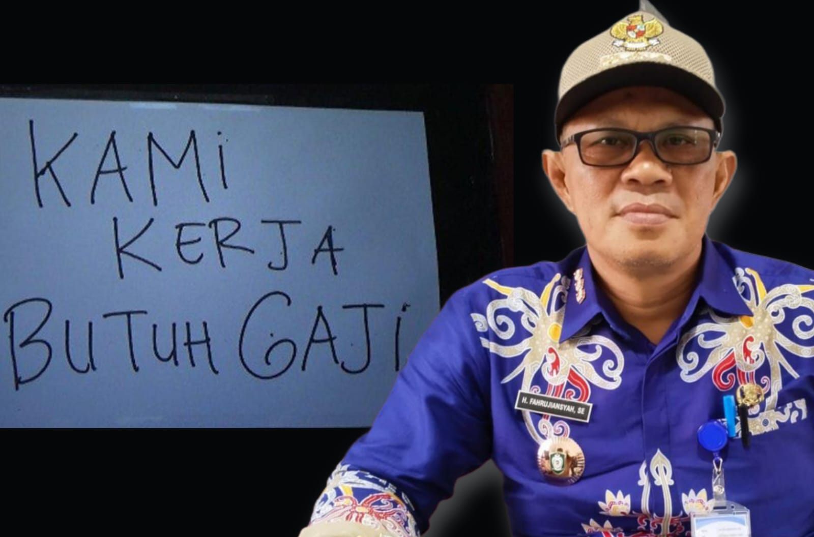 Camat Pulau Hanaut, Fahrujiansyah soal polemik gaji dan BLT Desa Bantian.