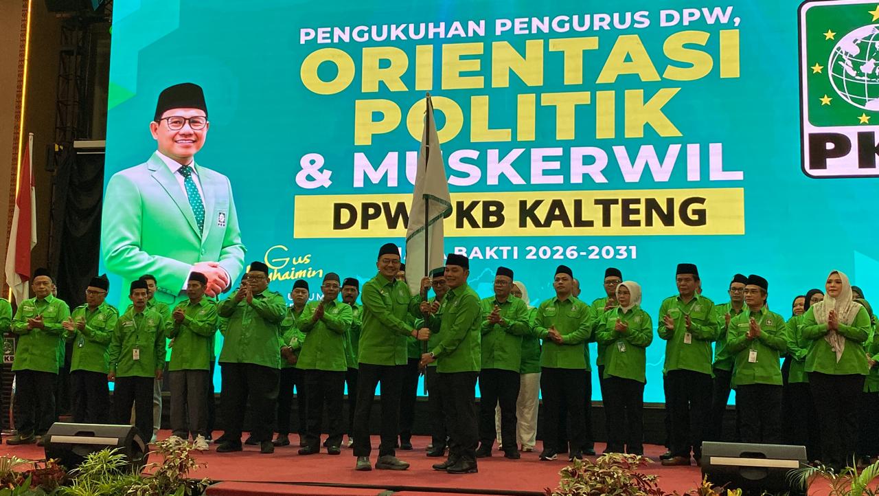 Pengukuhan pengurus DPW PKB Kalteng.ARIEF PRATHAMA/KALTENG POS