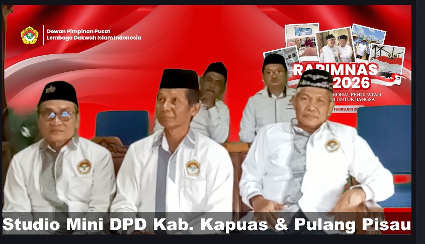 Pengurus DPD LDII Kapuas dan DPD LDII Pulang Pisau mengikuti Rapimnas LDII 2026.