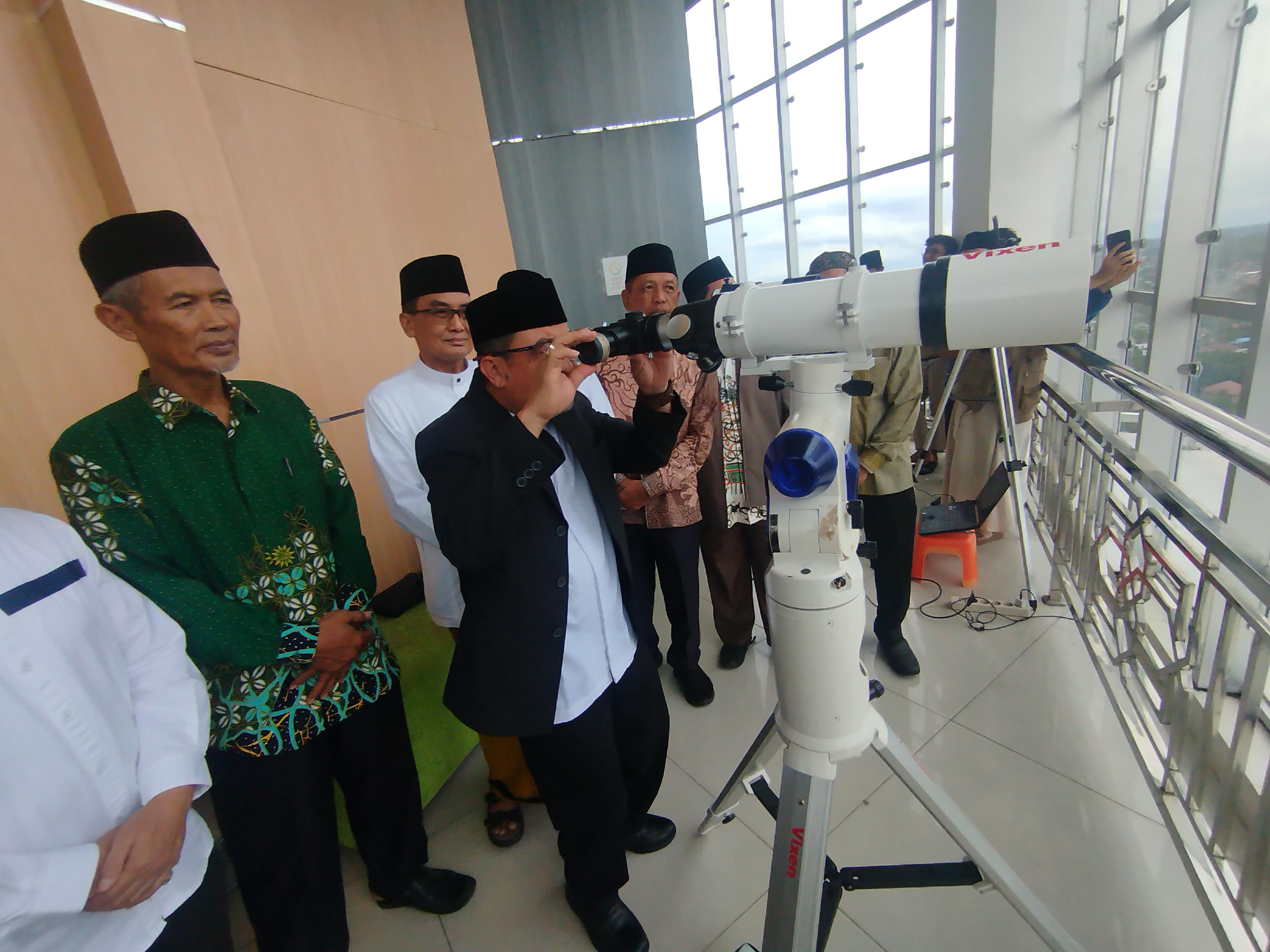 Hilal di Kalteng belum memenuhi kriteria.ARIEF PRATHAMA/KALTENG POS  &nbsp;