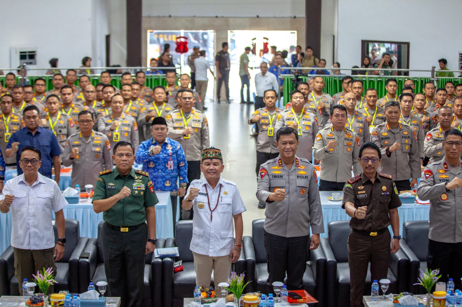 Gubernur Agustiar Sabran turut hadir membuka Rapim Polri Polda Kalteng 2026.ARIEF PRATHAMA/KALTENG POS