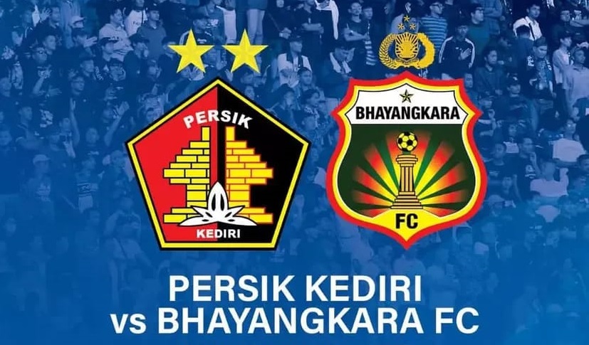 Persik Kediri bersiap menjamu Bhayangkara FC di Stadion Brawijaya dalam laga lanjutan BRI Super League 2025/2026, Jumat (20/02/2026). (Sumber: @update_seputar_liga1)