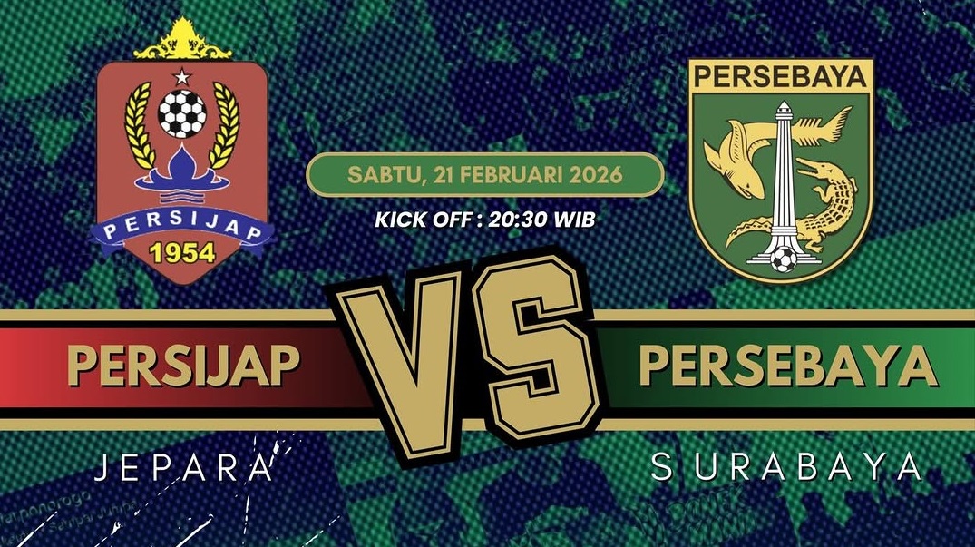 Persijap Jepara bersiap menjamu Persebaya di Stadion Gelora Bumi Kartini dalam laga lanjutan BRI Super League 2025/2026, Sabtu (21/02/2026).   (Sumber: @bonekliarponorogo)