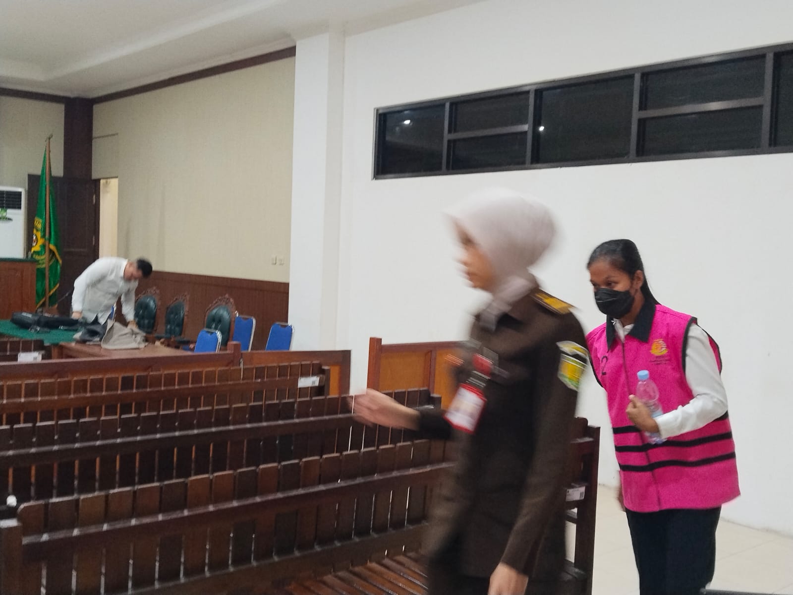 Terdakwa Fifi Salantini Rahail alias Fifi dituntut dengan pidana penjara selama delapan tahun.AGUS JAYA/KALTENG POS