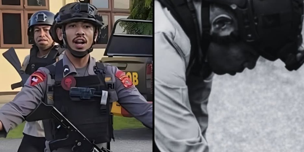 Menyoroti kasus dugaan penganiayaan anggota Brimob terhadap siswa di Maluku. (Instagram.com/@infipop.id)