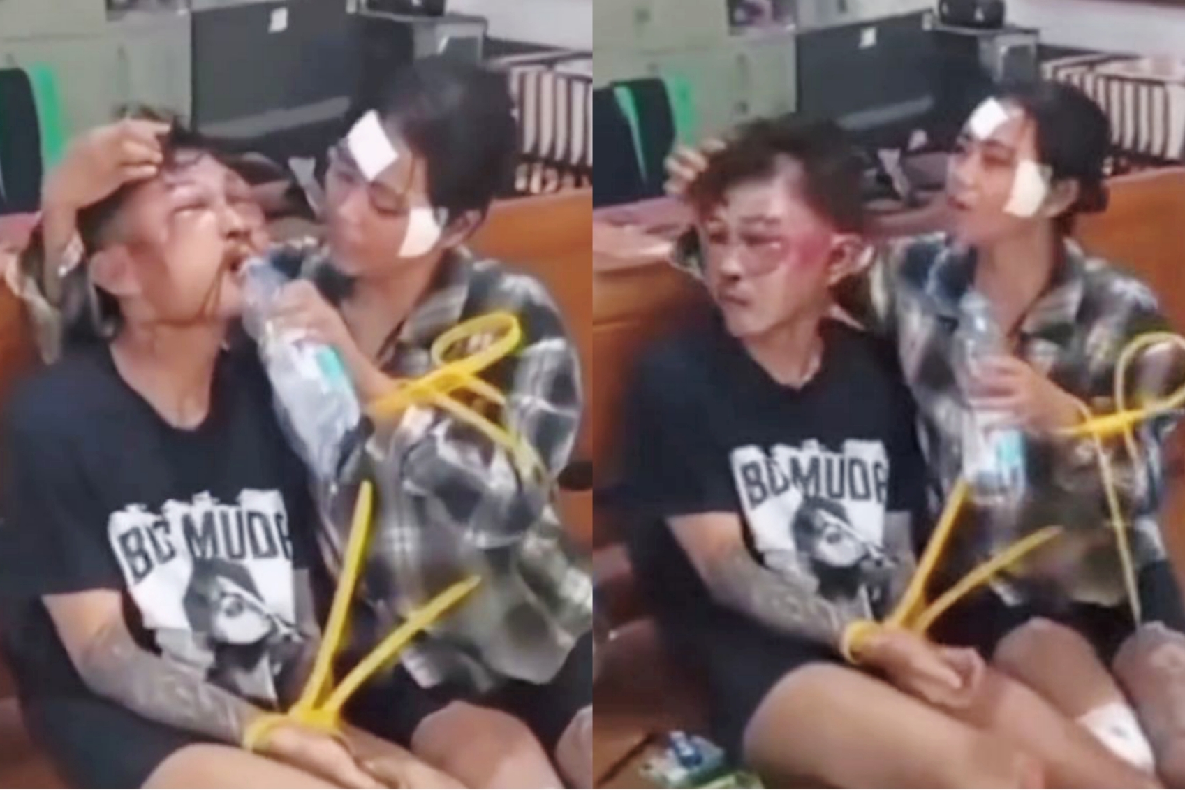 Pasutri curi motor saat di kantor polisi.SCREEN VIDEO