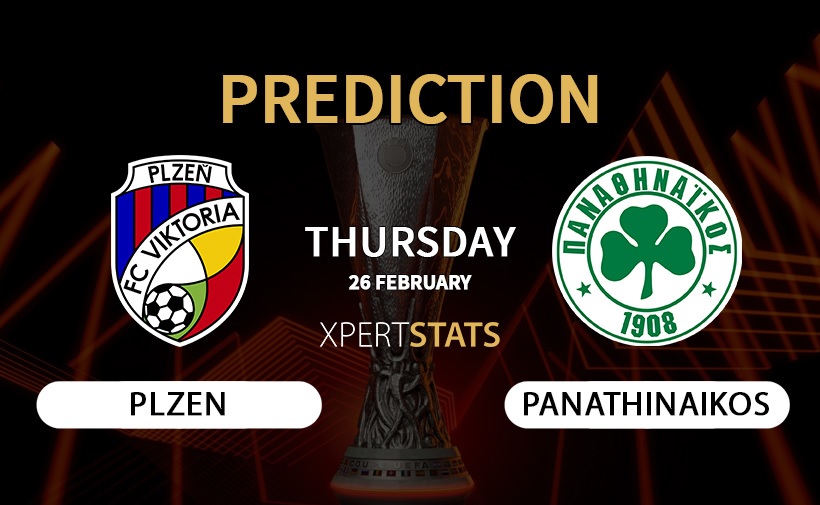 Viktoria Plzeň bersiap menjamu Panathinaikos di Doosan Arena dalam laga lanjutan Liga Europa 2025/2026, Jumat (27/02/2026) dini hari WIB.Sumber: predictions.xpertstats.com