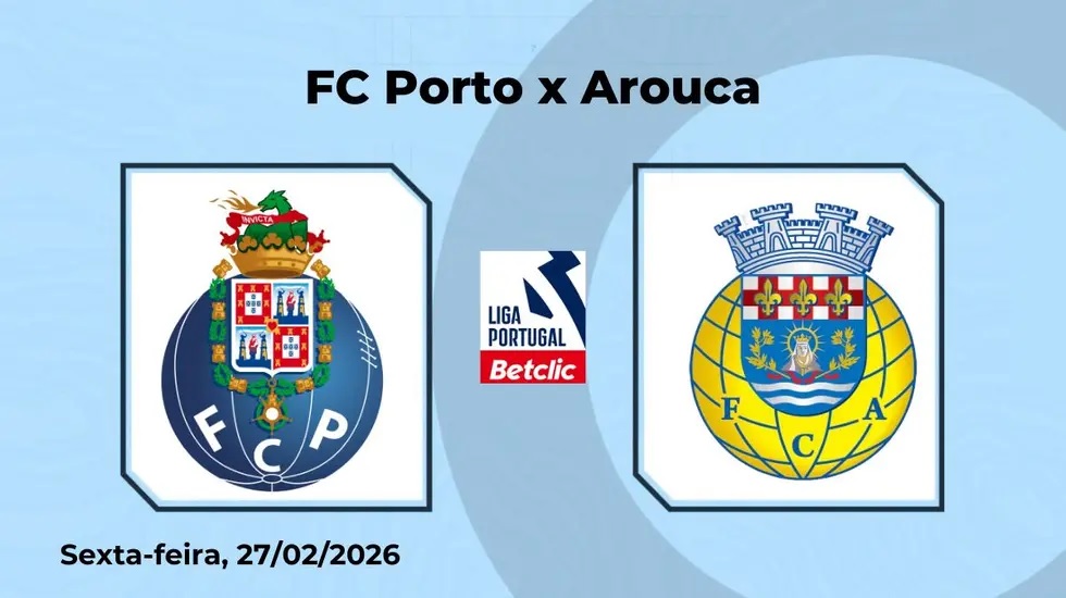 FC Porto bersiap menjamu FC Arouca di Stadion do Dragao dalam laga lanjutan Primeira Liga, Sabtu (28/02/2026) dini hari WIB. (Sumber: observador.pt)