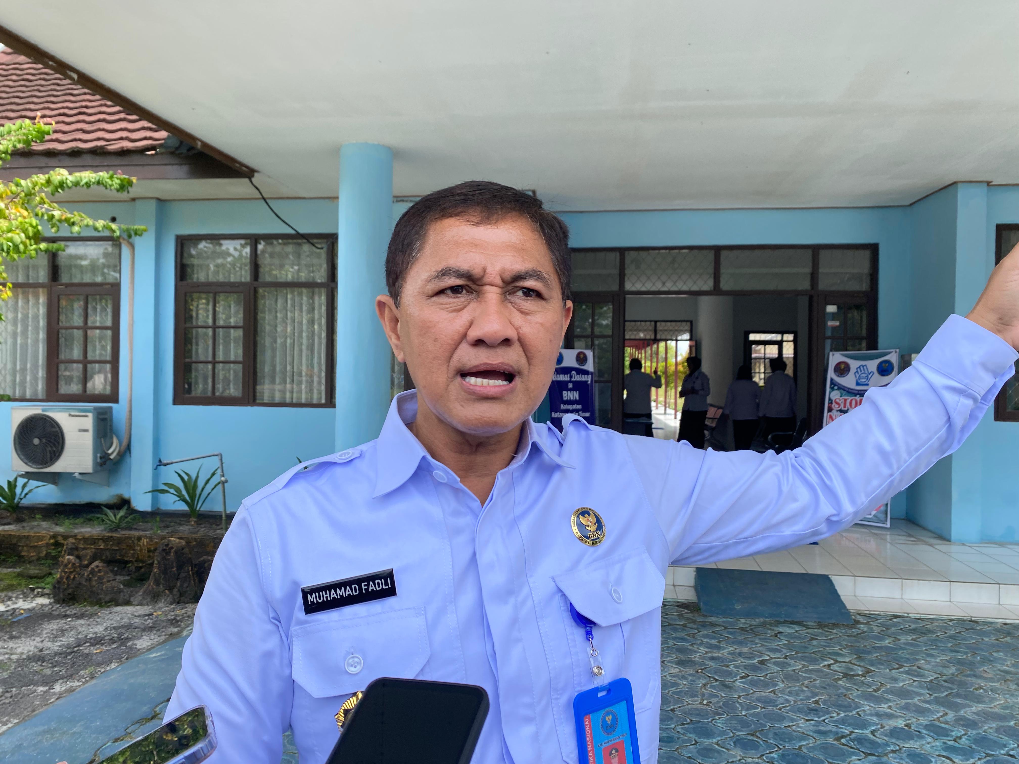 Kepala BNN Kotim Muhamad Fadli