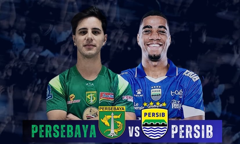 Laga klasik sarat taktik akan tersaji dalam laga Persebaya Surabaya vs Persib Bandung, Senin (2/3/2026) malam WIB. (Sumber: rnp.entertainment)