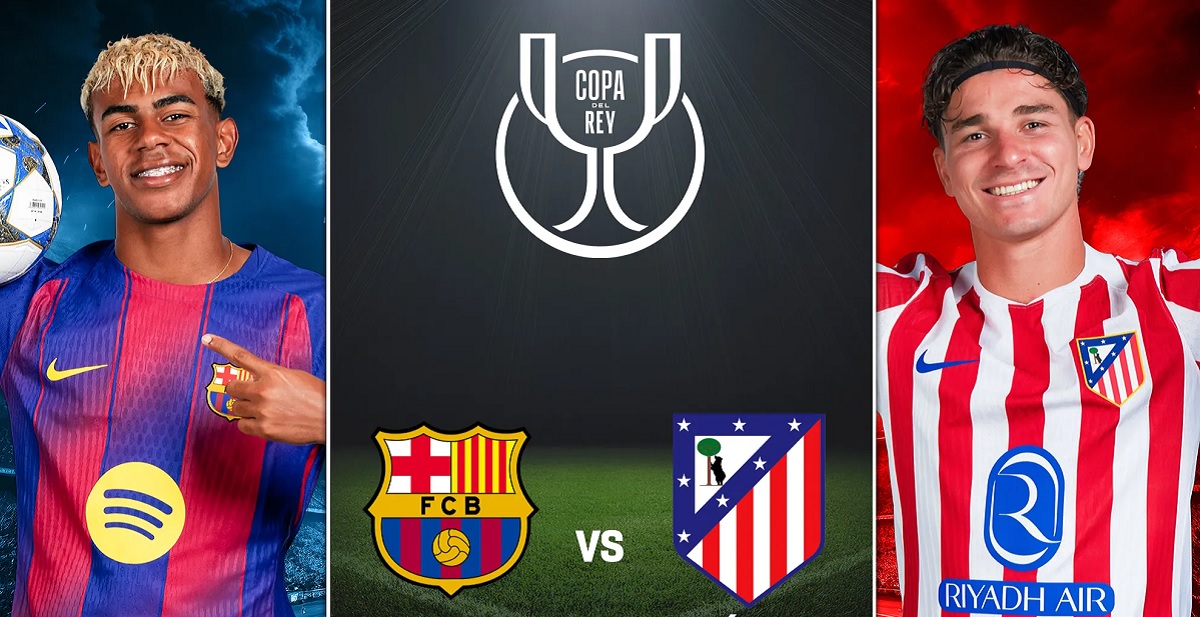 Barcelona bersiap menjamu Atletico Madrid di Stadion Camp Nou pada leg kedua semifinal Copa del Rey 2025-2026, Rabu (4/3/2026) dini hari WIB. (Sumber: khelnow.com)