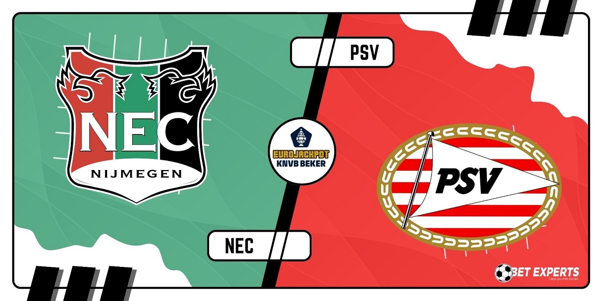 NEC Nijmegen bersiap menjamu PSV Eindhoven di Stadion Goffertstadion dalam laga semifinal KNVB Beker 2025-2026, Rabu (4/3/2026) dini hari WIB. (Sumber: bet-experts.nl)