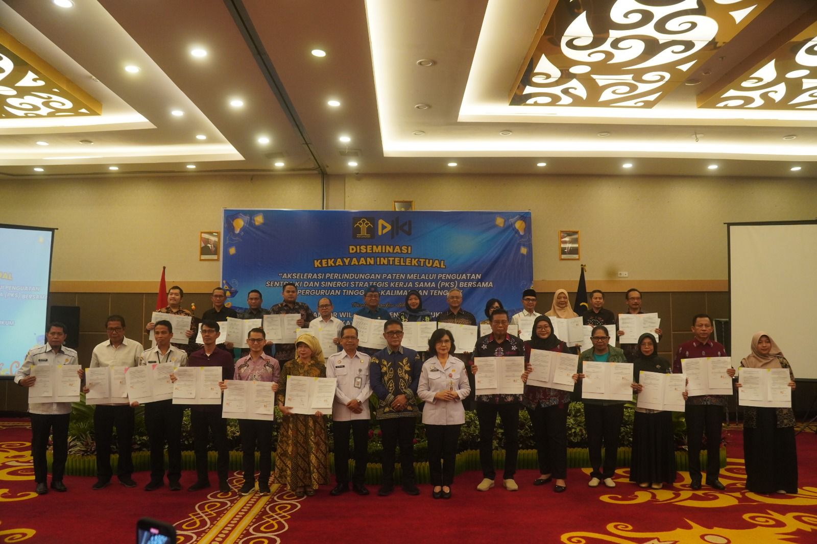 Akselerasi perlindungan paten daerah.HUMAS