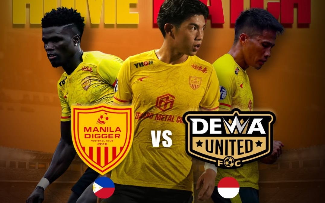 Manila Digger bersiap menjamu Dewa United di Stadion Rizal Memorial dalam laga leg pertama perempat final AFC Challenge League 2025/2026, Kamis (5/3/2026). (Sumber: @maniladigger_fc)