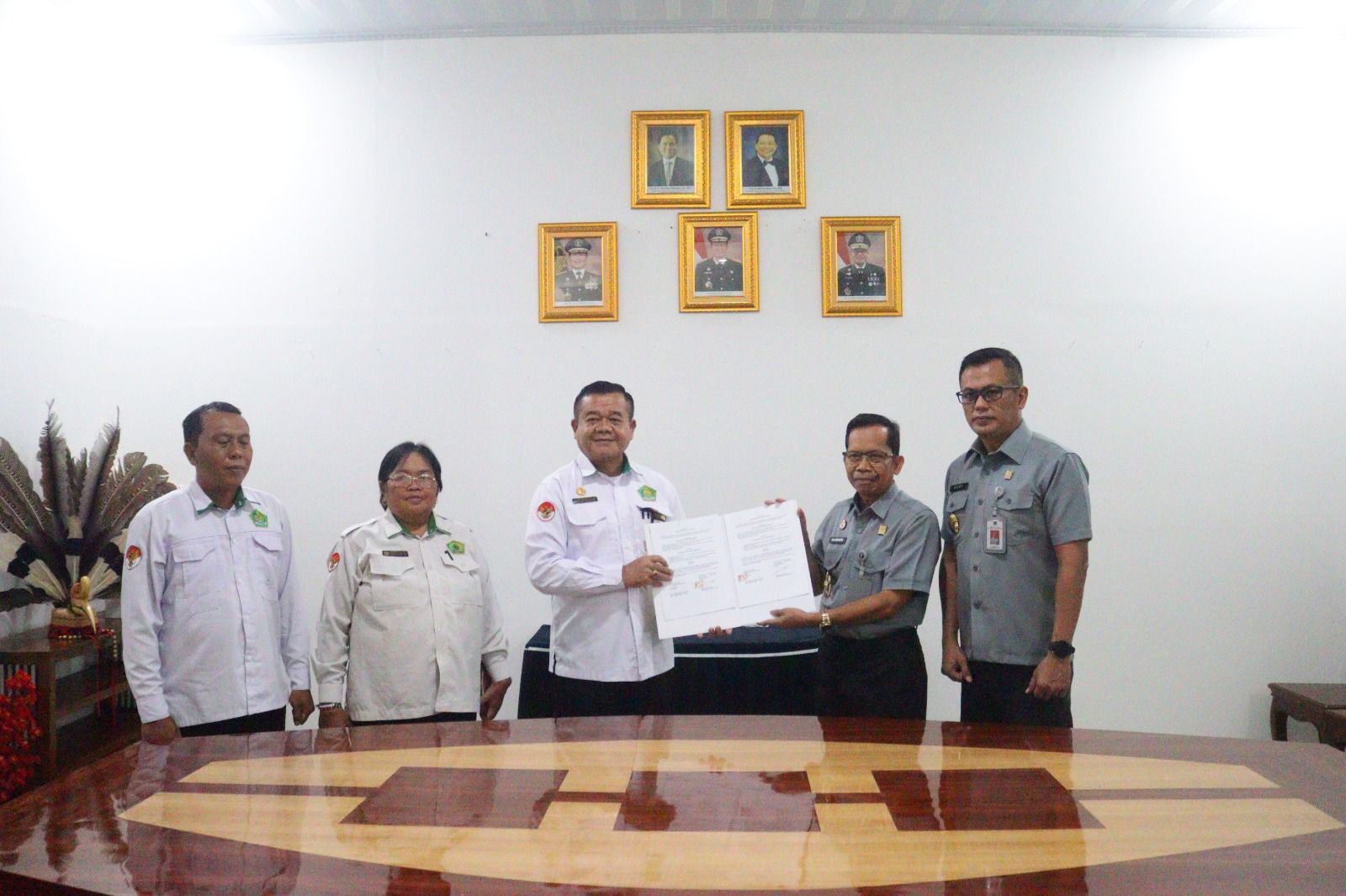 Kanwil Kemenkum Kalteng jalin kerja sama dengan FDS IAHN Tampung Penyang. HUMAS