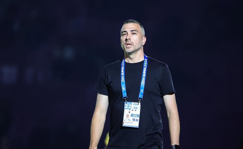 Marcos Reina, pelatih Persik Kediri. (Sumber: @marcosreina)