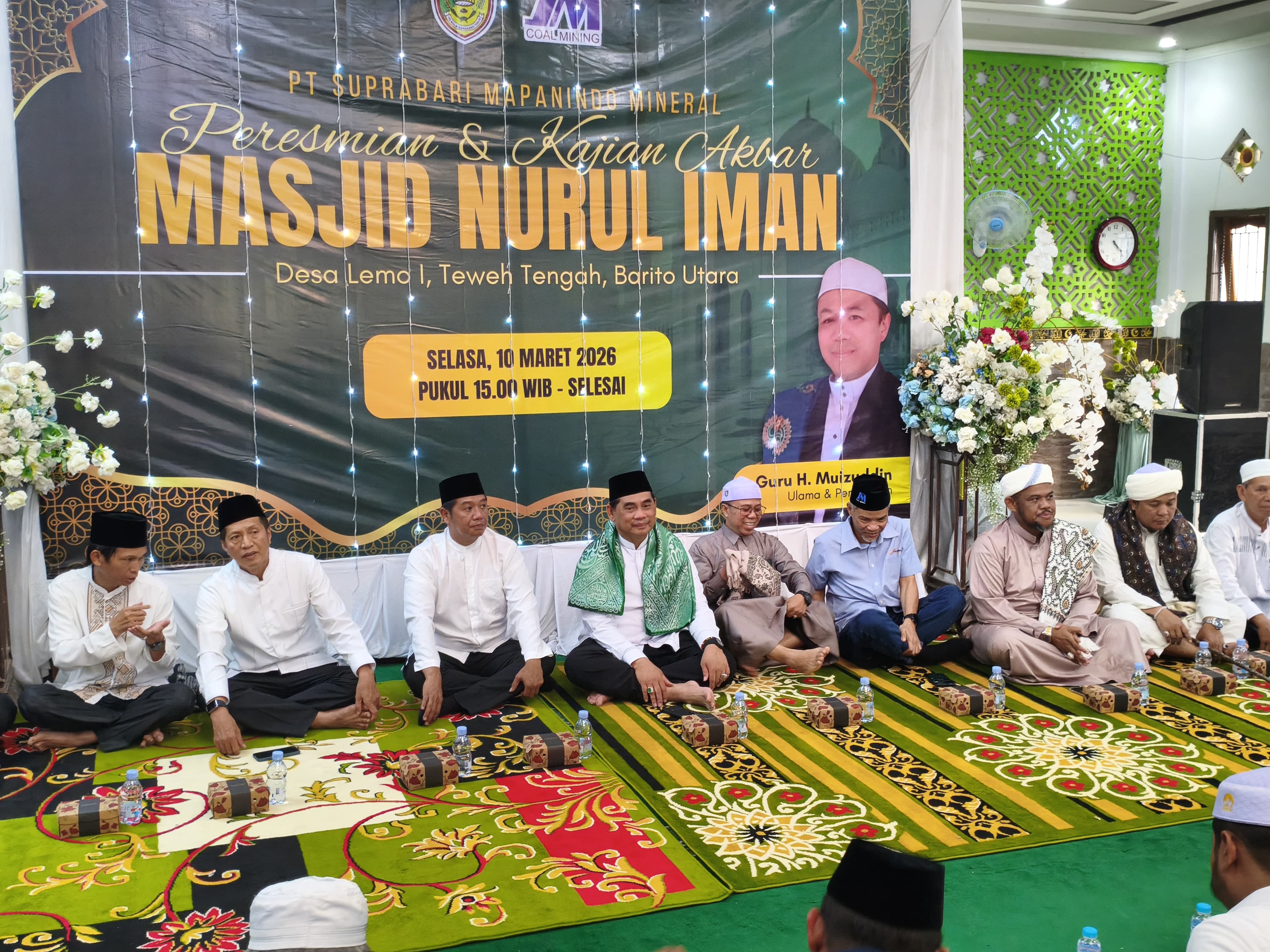 Bupati Shalahuddin saat safari ramadhan di Masjid Nurul Iman. RENO SAPUTRA/KALTENG POS