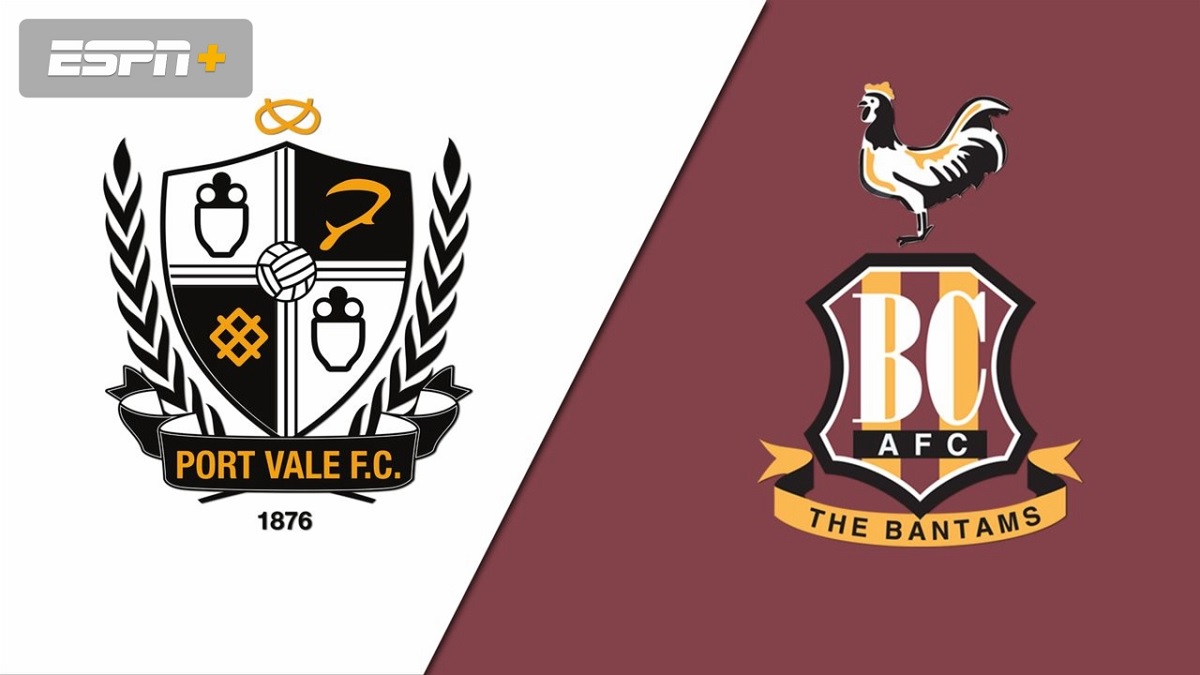 Port Vale bersiap menjamu Bradford City di Stadion Vale Park dalam lanjutan EFL League One, Kamis (12/3/2026) dini hari WIB. (Sumber: global.espn.com)