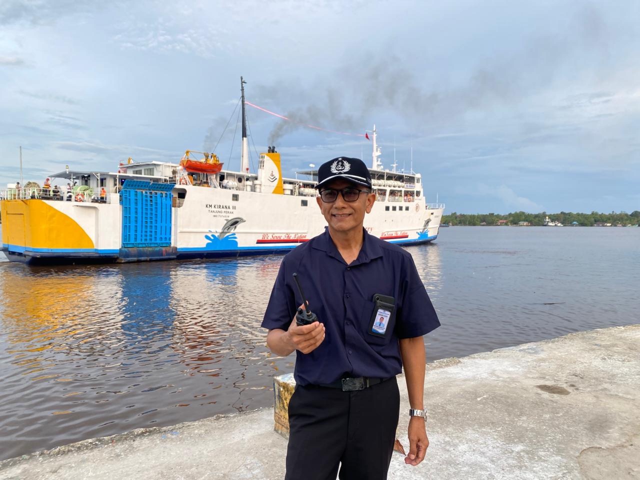 Manajer Cabang Sampit PT Dharma Lautan Utama (DLU), Kacung Muhadi