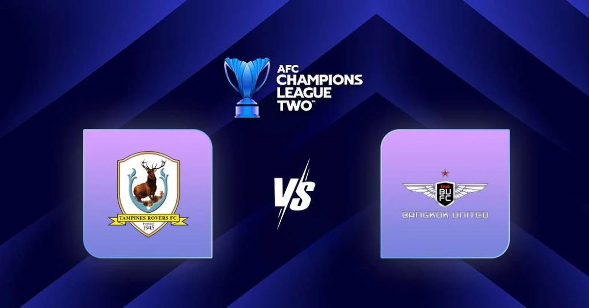 Tampines Rovers bersiap menjamu Bangkok United di Tampines Stadium dalam laga lanjutan AFC Champions League Two, Kamis (12/3/2026) malam WIB. (Sumber: thethaovanhoa.vn)