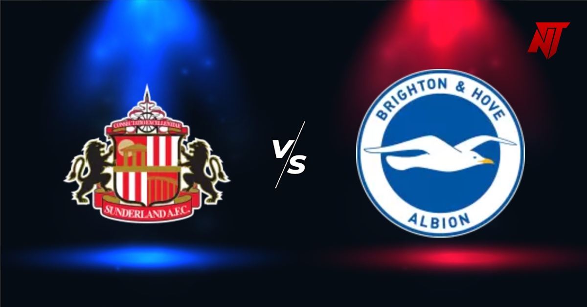 Sunderland bersiap menjamu Brighton &amp; Hove Albion di Stadium of Light dalam lanjutan Liga Inggris 2025/2026, Sabtu (14/3/2026) malam WIB. (Sumber: nerdytips.com)