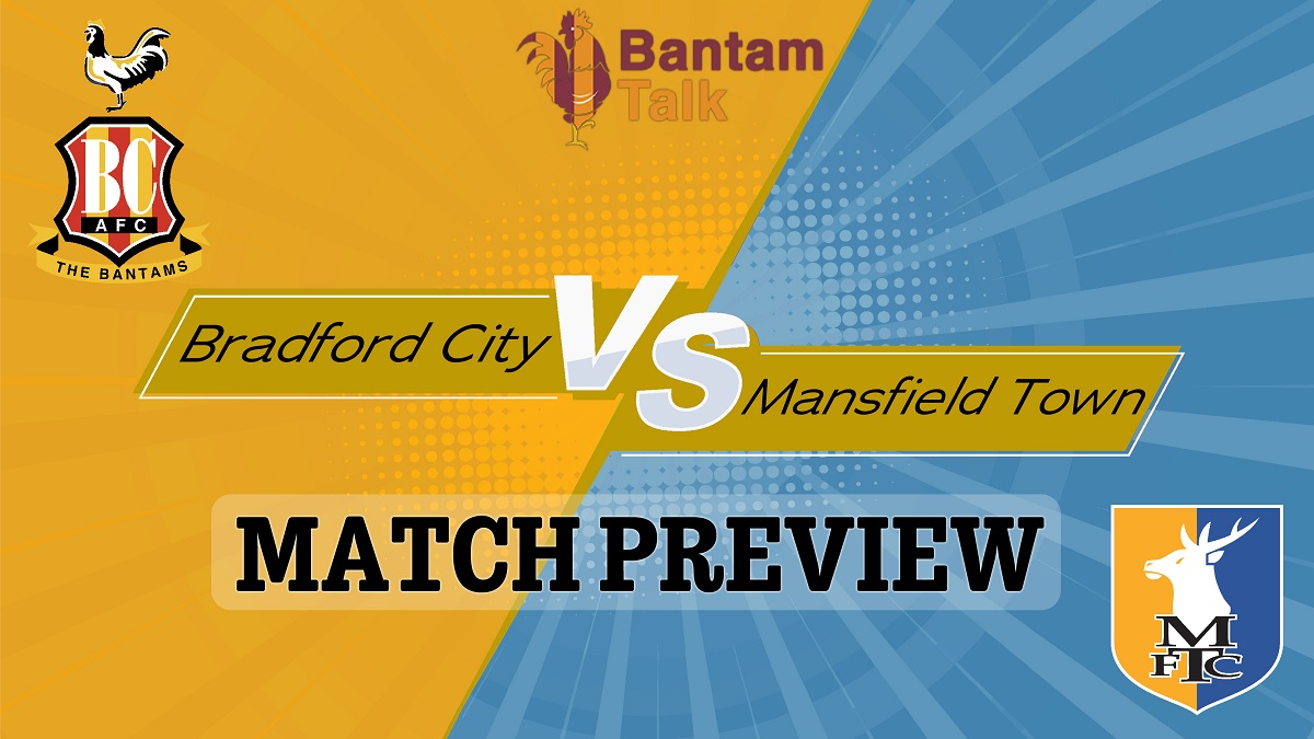 Bradford City bersiap menyambut Mansfield Town di University of Bradford Stadium dalam laga lanjutan EFL League One 2025/2026, Rabu (18/3) dini hari WIB. (Sumber: bantamtalk.com)