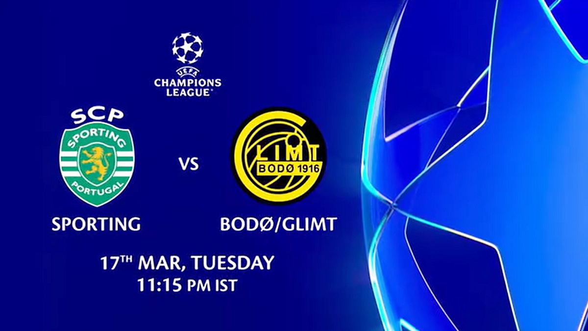 Sporting CP bersiap menghadapi Bodo/Glimt di Estadio Jose Alvalade dalam laga lanjutan Liga Champions UEFA, Rabu (18/3/2026) dini hari WIB. (Sumber: sonyliv.com)