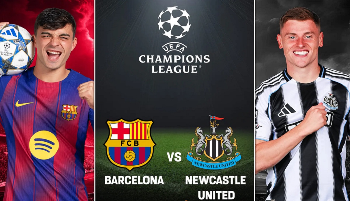 Barcelona bersiap menyambut Newcastle United di Stadion Spotify Camp Nou dalam lanjutan Liga Champions UEFA, Kamis (19/3/2026) dini hari WIB. (Sumber: khelnow.com)