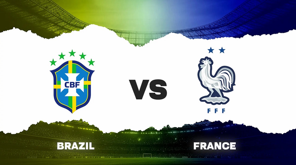 Timnas Brasil akan menantang Timnas Prancis di Gillette Stadium, Amerika Serikat dalam laga uji coba internasional, Jumat (27/3/2026) dini hari WIB. (Sumber: khelnow.com)