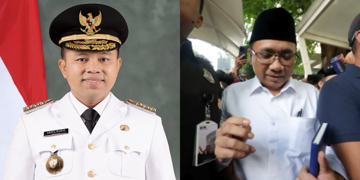 Menyoroti permohonan status &lsquo;tahanan rumah&rsquo; yang diajukan Gubernur Riau Nonaktif, Abdul Wahid di kasus dugaan pemerasan. (Instagram.com / @pkucity - @gusyaqut)