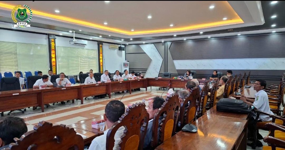 Komisi I DPRD Kapuas RDP terkait persoalan tapal batas wilayah antara Desa Penda Ketapi, dengan Desa Palingkau Sejahtera (SP 3)