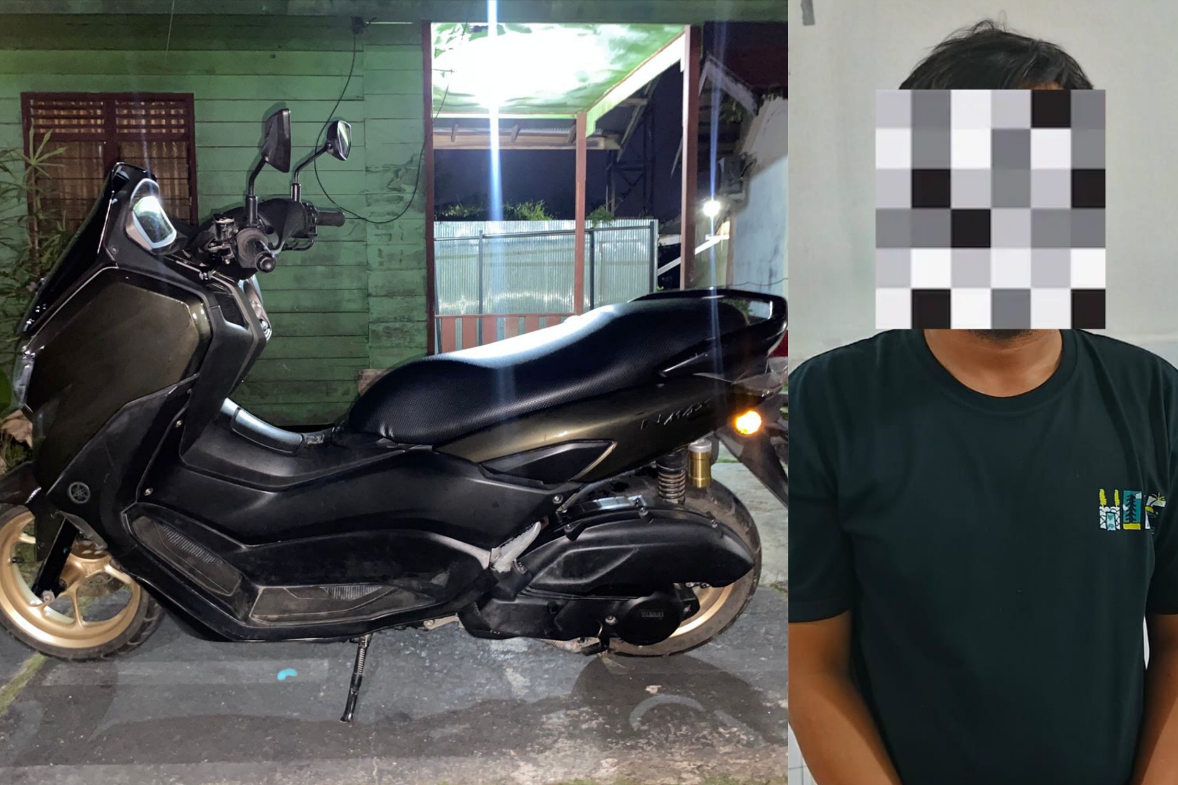 Pria berinisial MRA ditangkap polisi. HUMAS