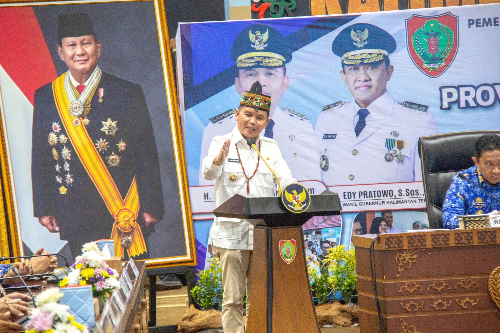 Gubernur Agustiar Sabran saat membuka Musrenbang RKPD Tahun 2027. ARIEF PRATHAMA/KALTENG POS
