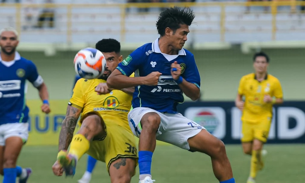 Duel sengit PS Barito Putera vs Persiku Kudus berakhir dengan skor imbang 1-1 dalam laga yang digelar di Stadion 17 Mei, Banjarmasin, Minggu (29/3/2026). (Sumber: Instagram@persiku_kudus)